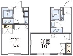 レオパレス宮田第１の物件間取画像